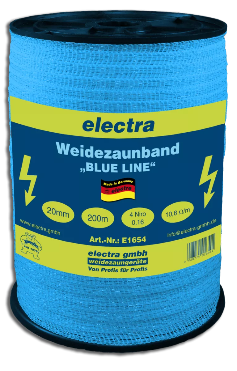 Elektrozaun-Breitband "blue" 20mm